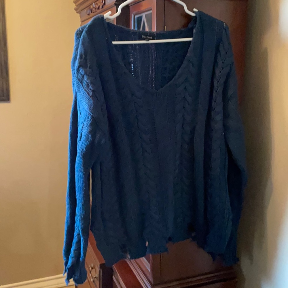 Frayed Edge Sweater